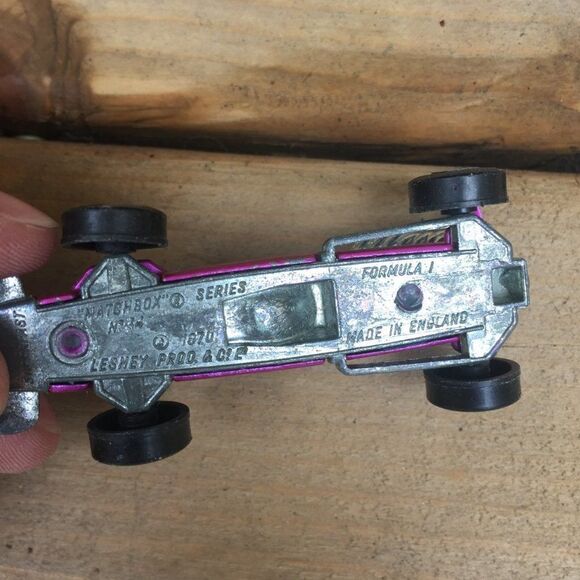 Vintage 1970 Matchbox 34d Formula 1 Racing Car Vintage toy car - Picture 6 of 9